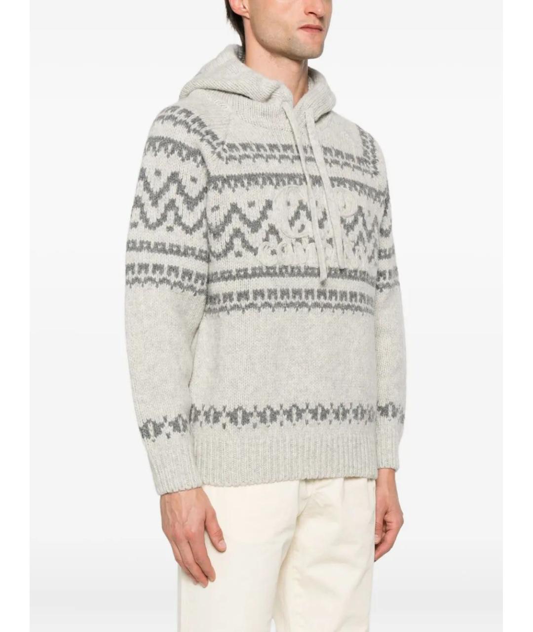 CP COMPANY Серый шерстяной джемпер / свитер, фото 2