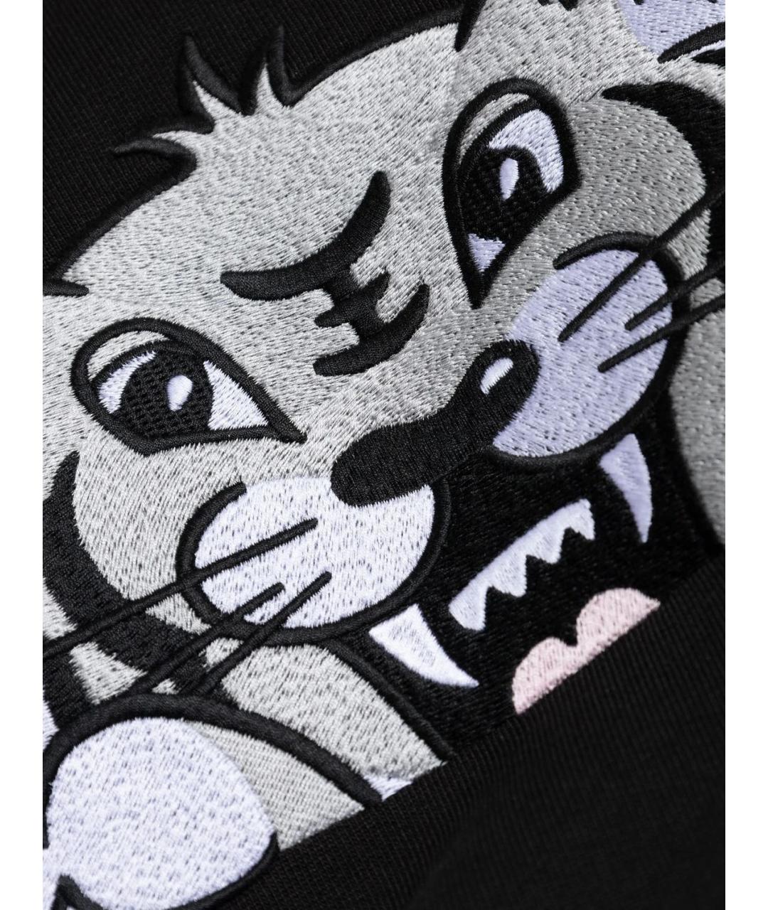 KENZO Черный хлопковый джемпер / свитер, фото 2