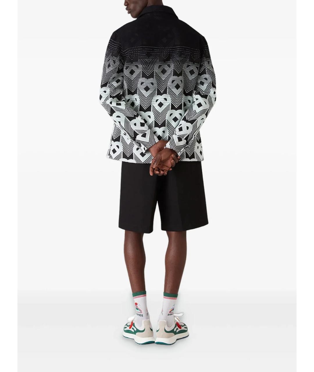 CASABLANCA Черная хлопковая куртка, фото 3