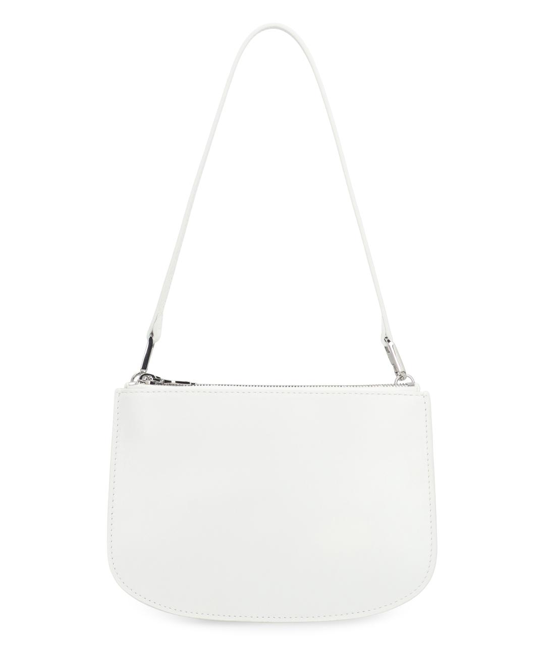DIESEL Белая кожаная сумка с короткими ручками, фото 4