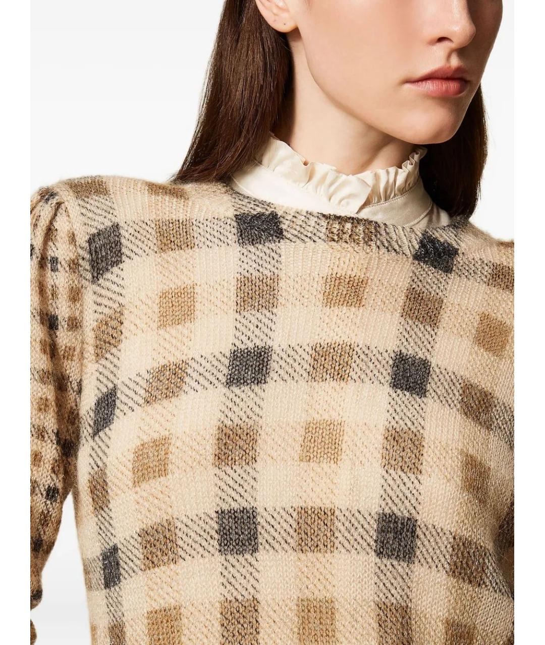 TWIN-SET Бежевый джемпер / свитер, фото 2