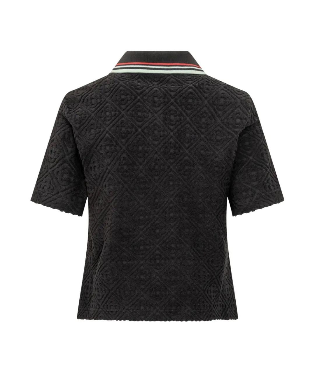 CASABLANCA Черная футболка, фото 3