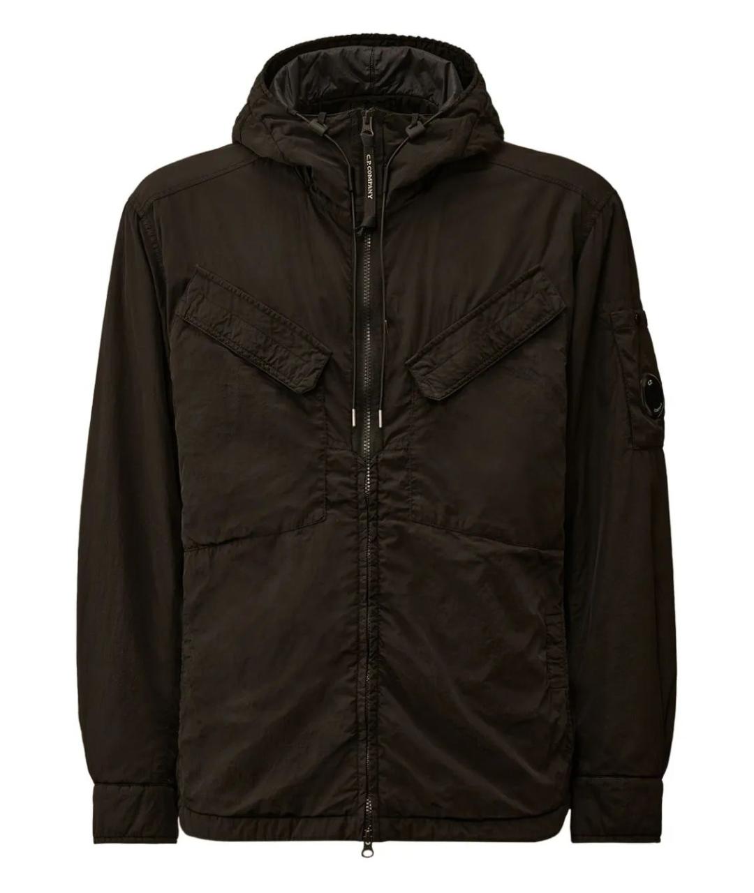 CP COMPANY Черная полиамидовая куртка, фото 1