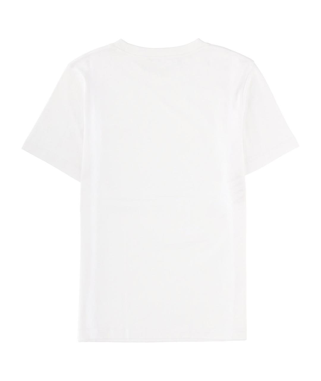 MARNI Белая хлопковая футболка, фото 3