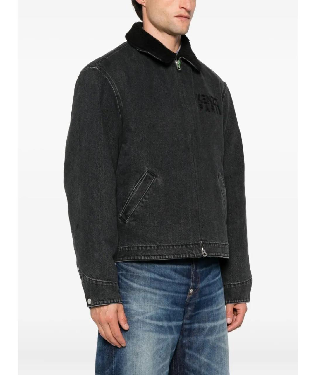 KENZO Серая полиэстеровая куртка, фото 3