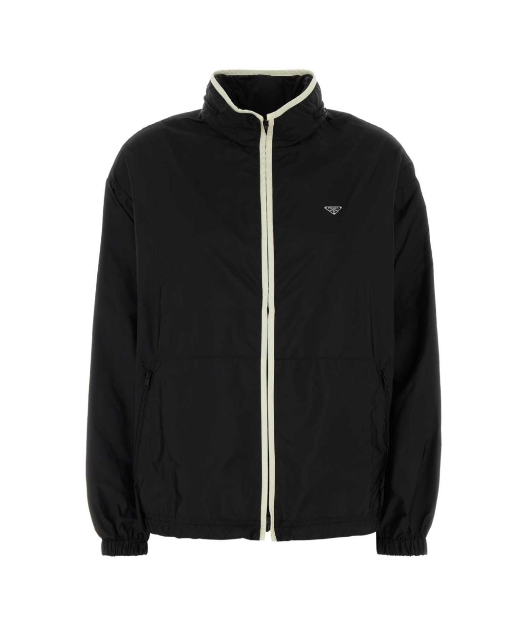 PRADA Черная полиамидовая куртка, фото 1