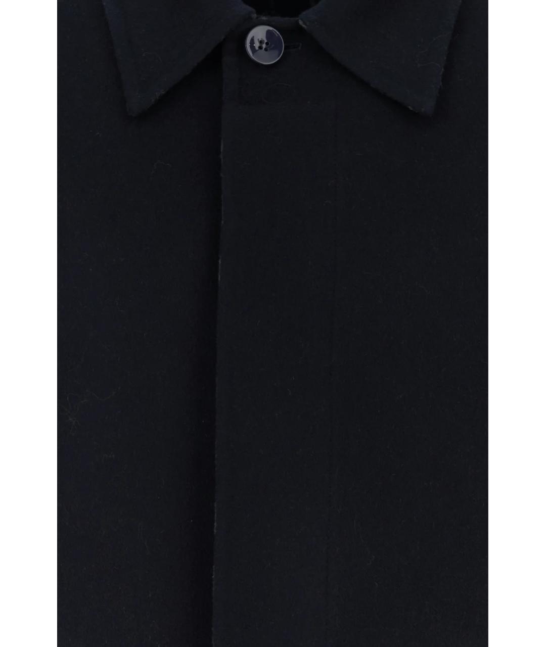 GUCCI Темно-синее шерстяное пальто, фото 3