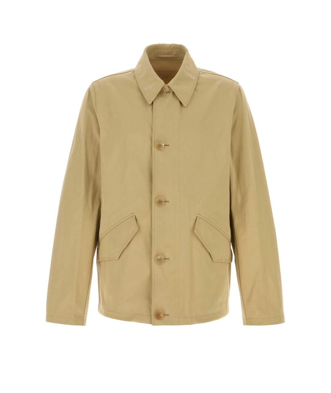 PRADA Бежевая хлопковая куртка, фото 1