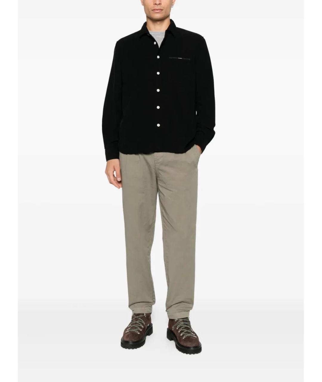CP COMPANY Черная хлопковая кэжуал рубашка, фото 3