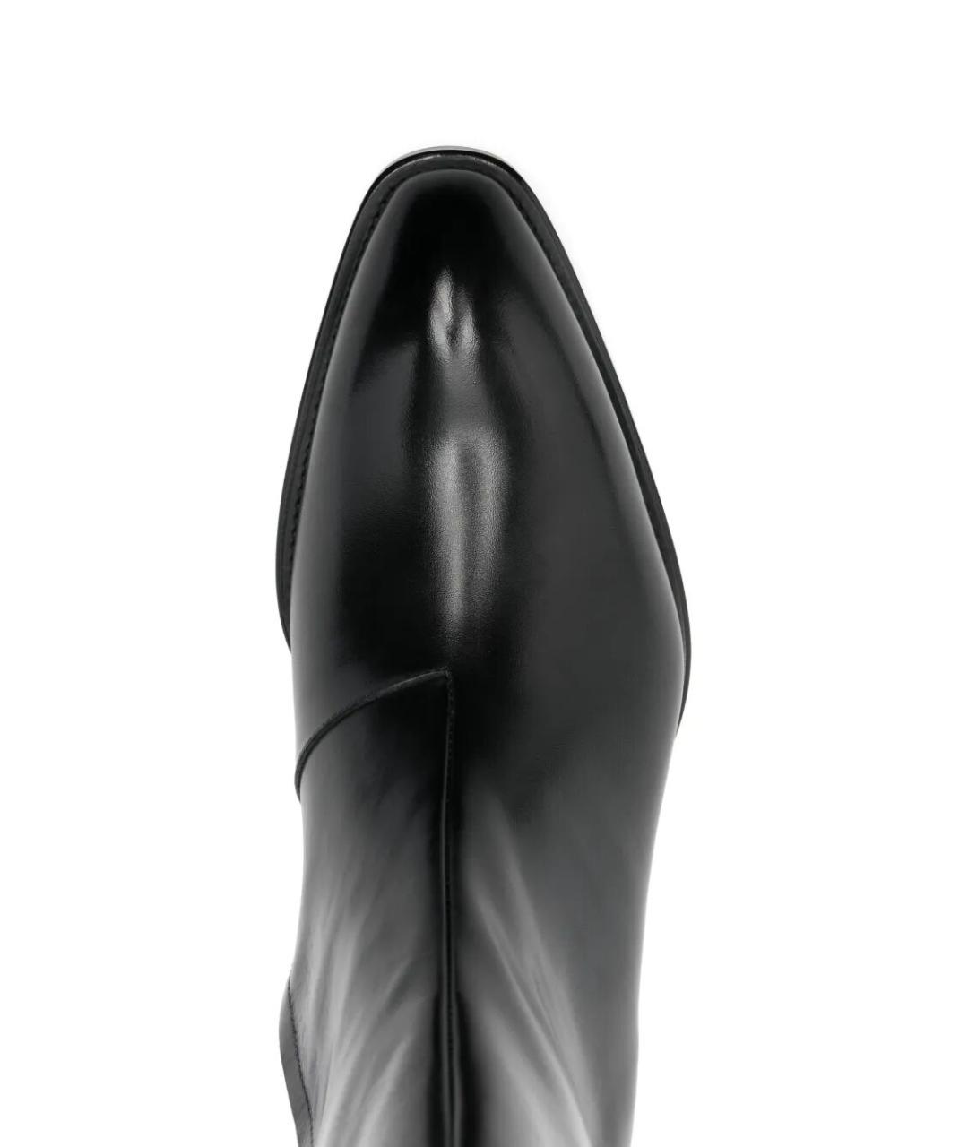 TOM FORD Черные кожаные низкие ботинки, фото 2