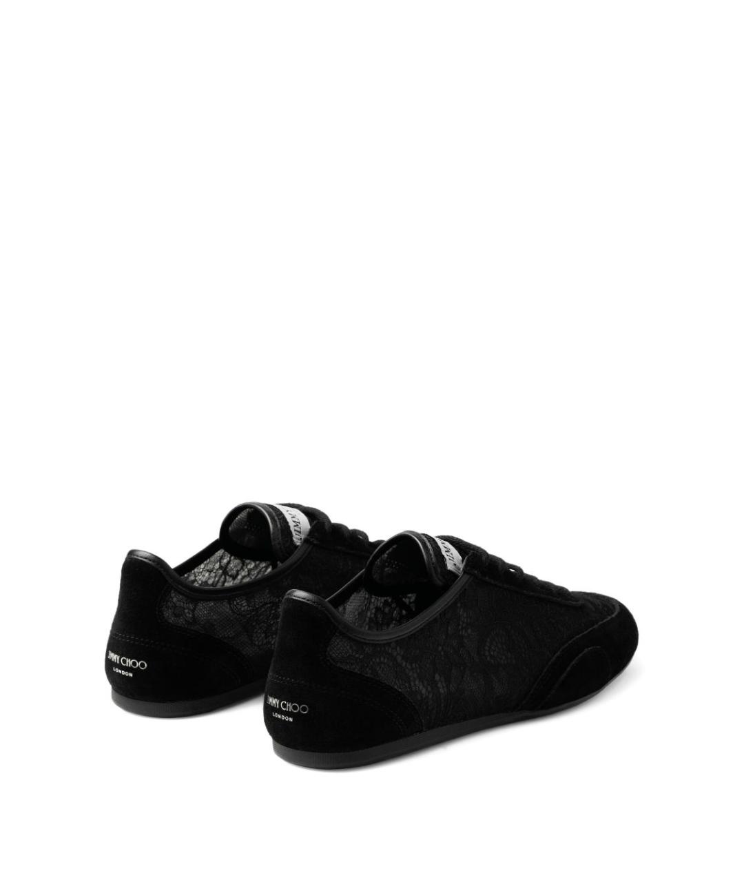 JIMMY CHOO Черные текстильные кроссовки, фото 4