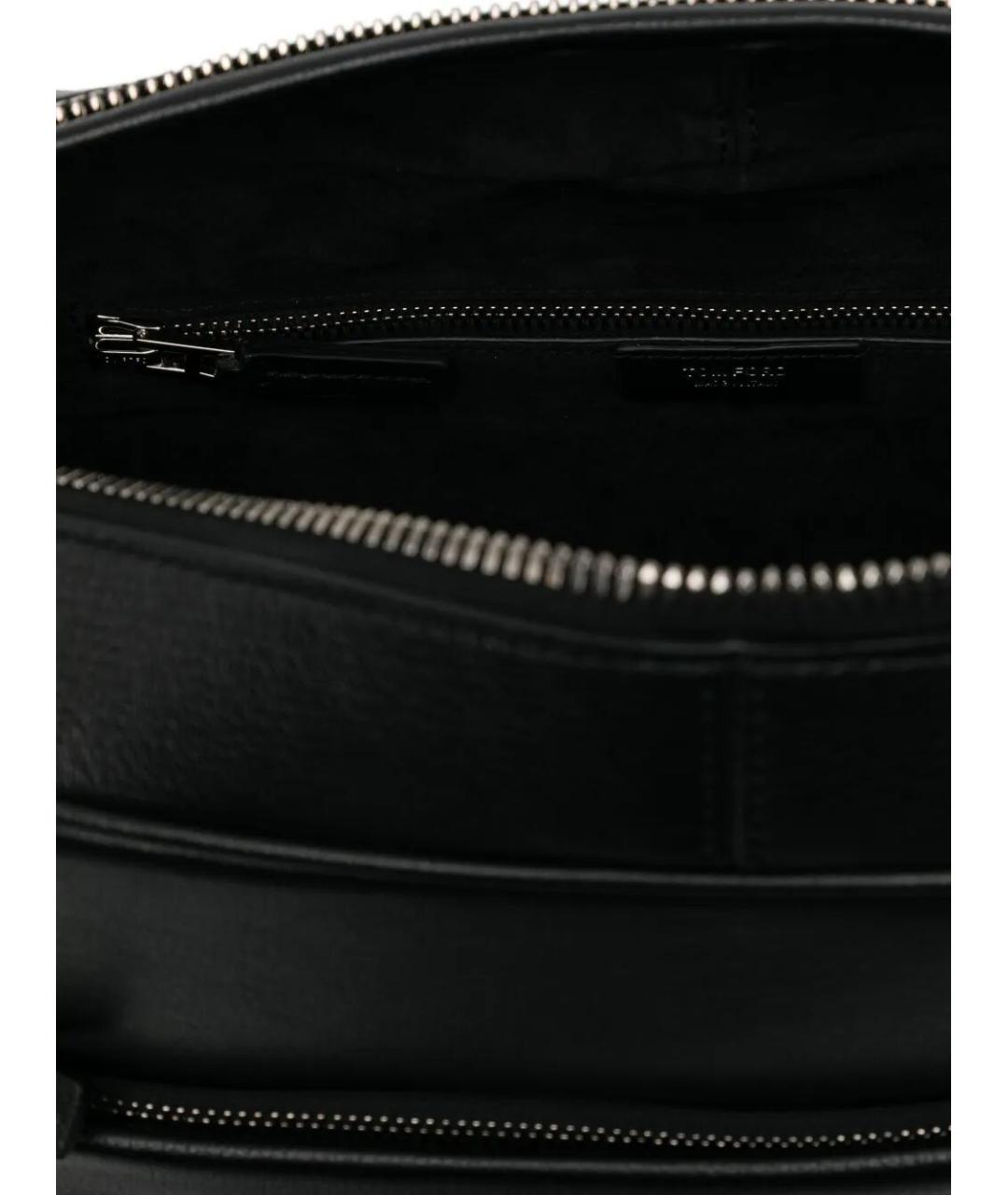 TOM FORD Черная кожаная сумка на плечо, фото 3