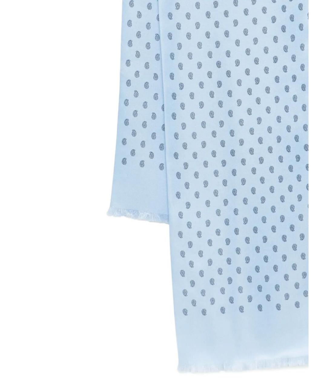 TOM FORD Голубой шелковый шарф, фото 2