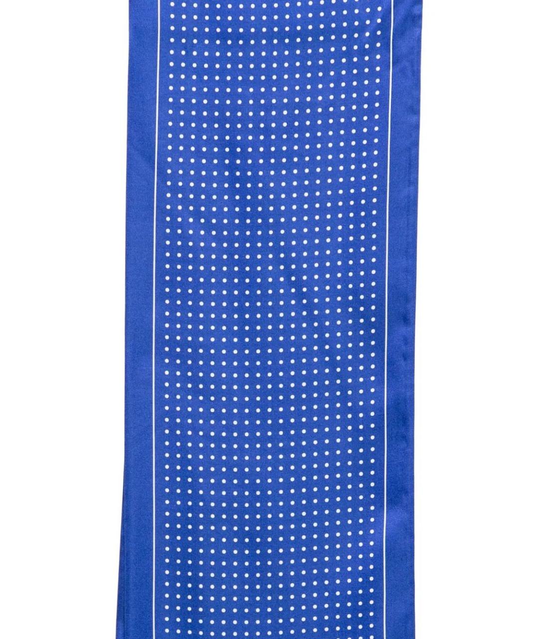 TOM FORD Синий шелковый шарф, фото 2