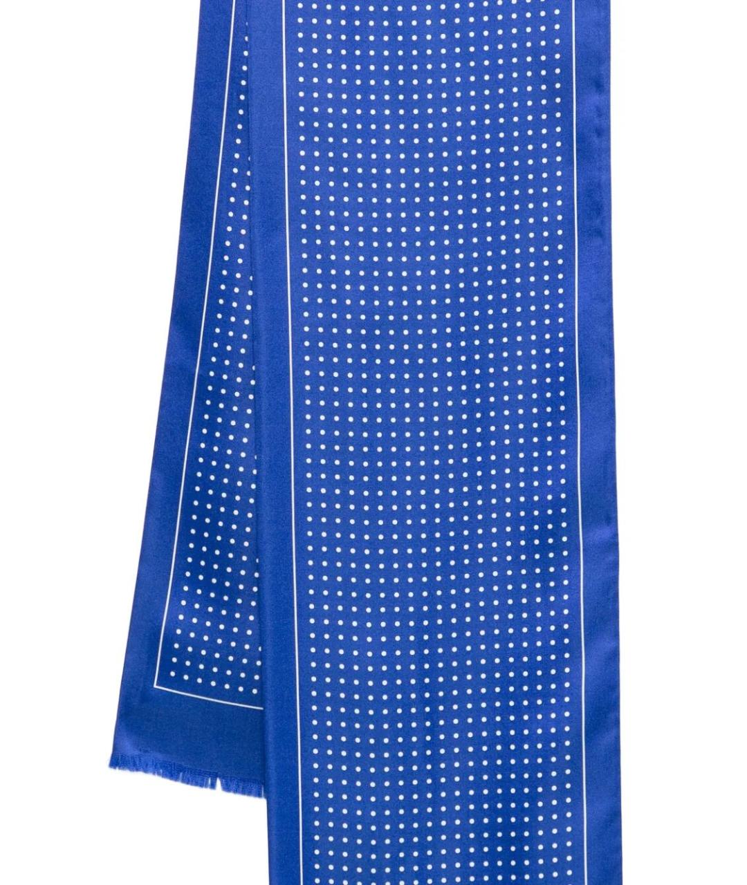 TOM FORD Синий шелковый шарф, фото 3