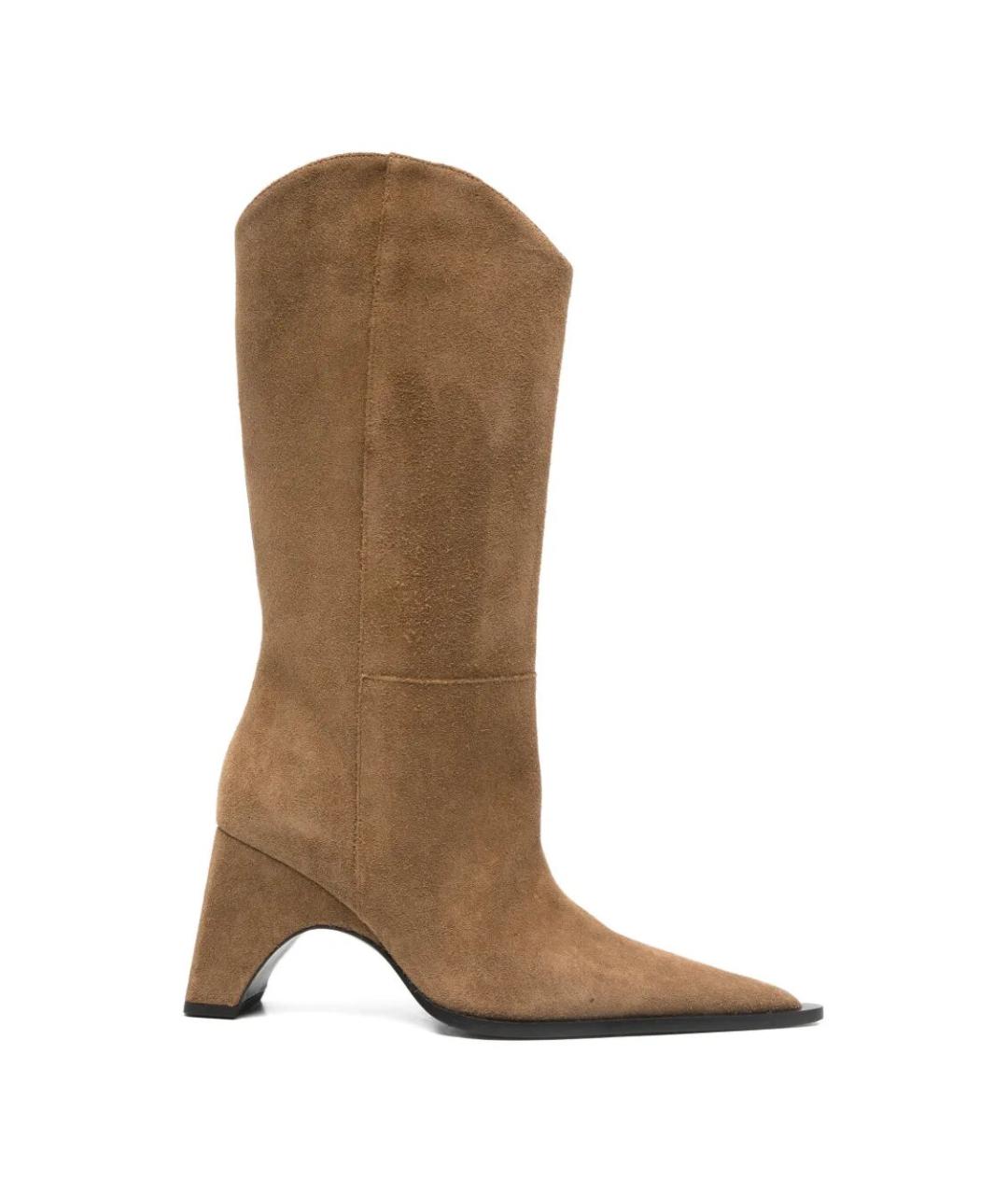 COPERNI Коричневые кожаные полусапоги, фото 1