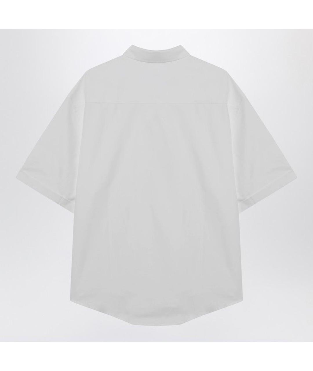 Ami Paris Белая хлопковая кэжуал рубашка, фото 2