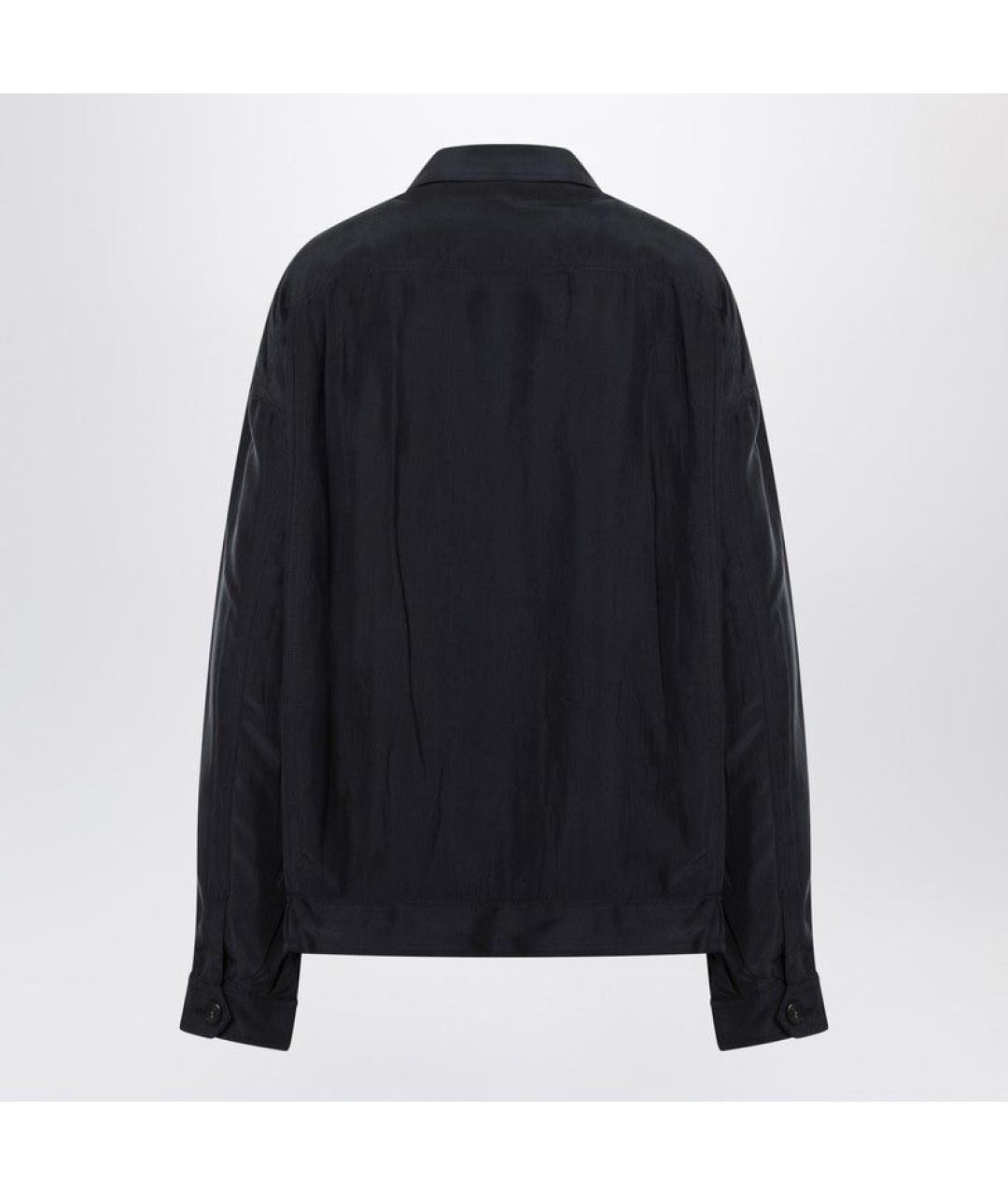 PRADA Синяя шелковая куртка, фото 2