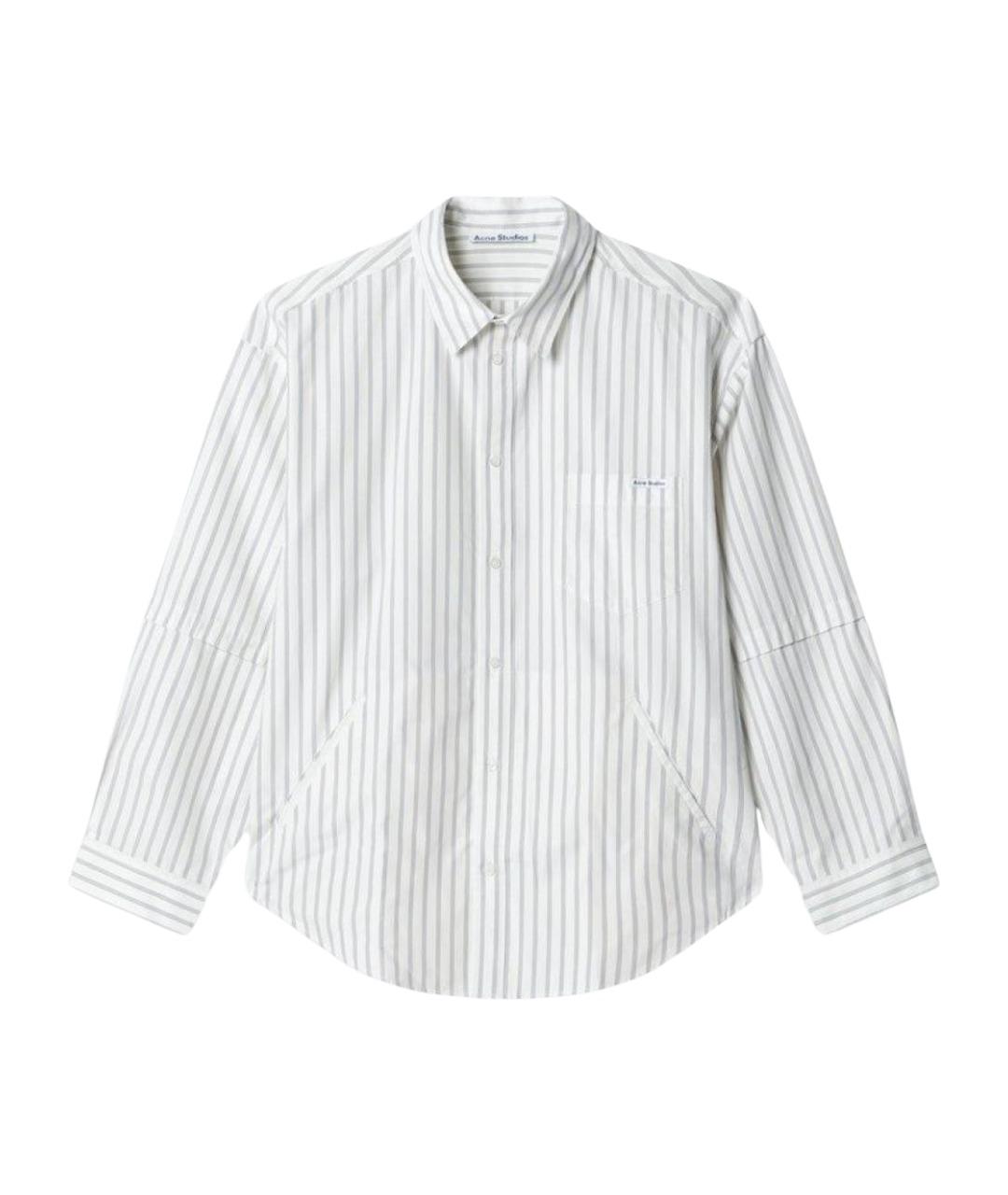 ACNE STUDIOS Белая хлопковая кэжуал рубашка, фото 1