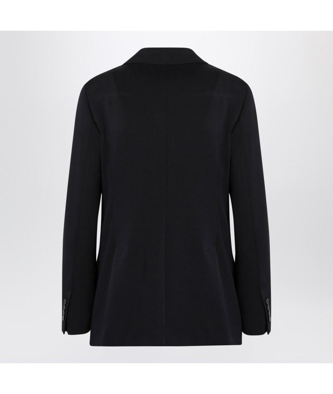 MAX MARA Синий шерстяной жакет/пиджак, фото 2