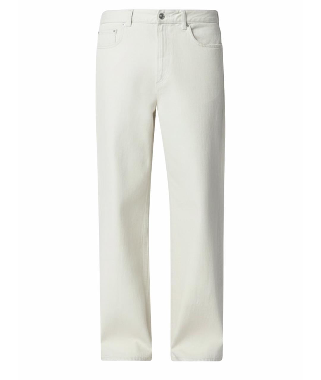 A.P.C. Бежевые хлопковые повседневные брюки, фото 1