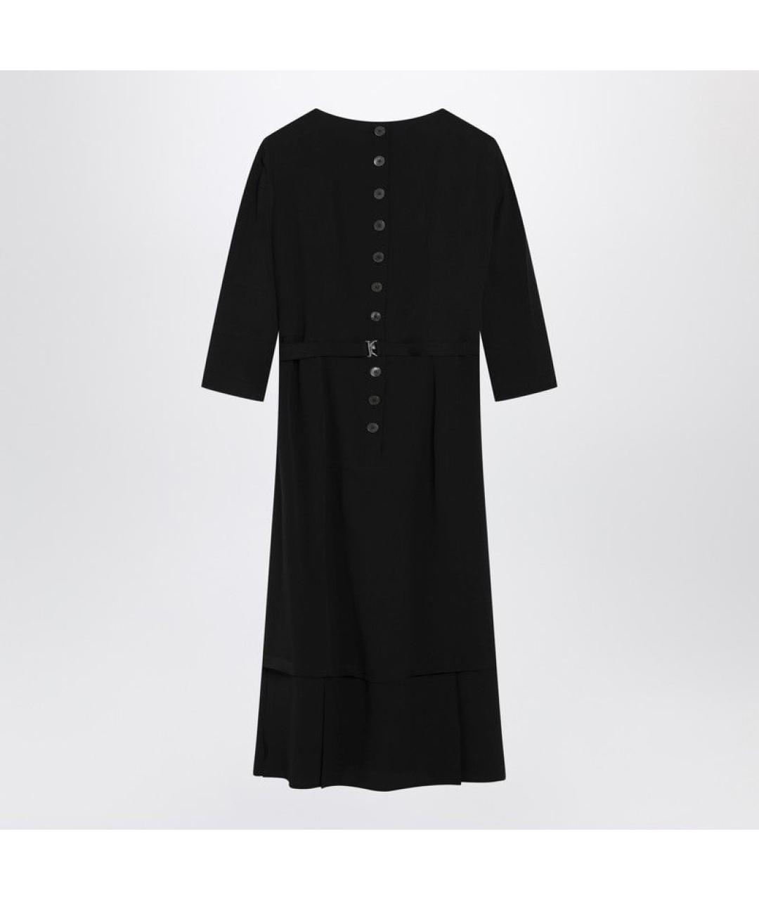 PRADA Черное полиэстеровое повседневное платье, фото 2