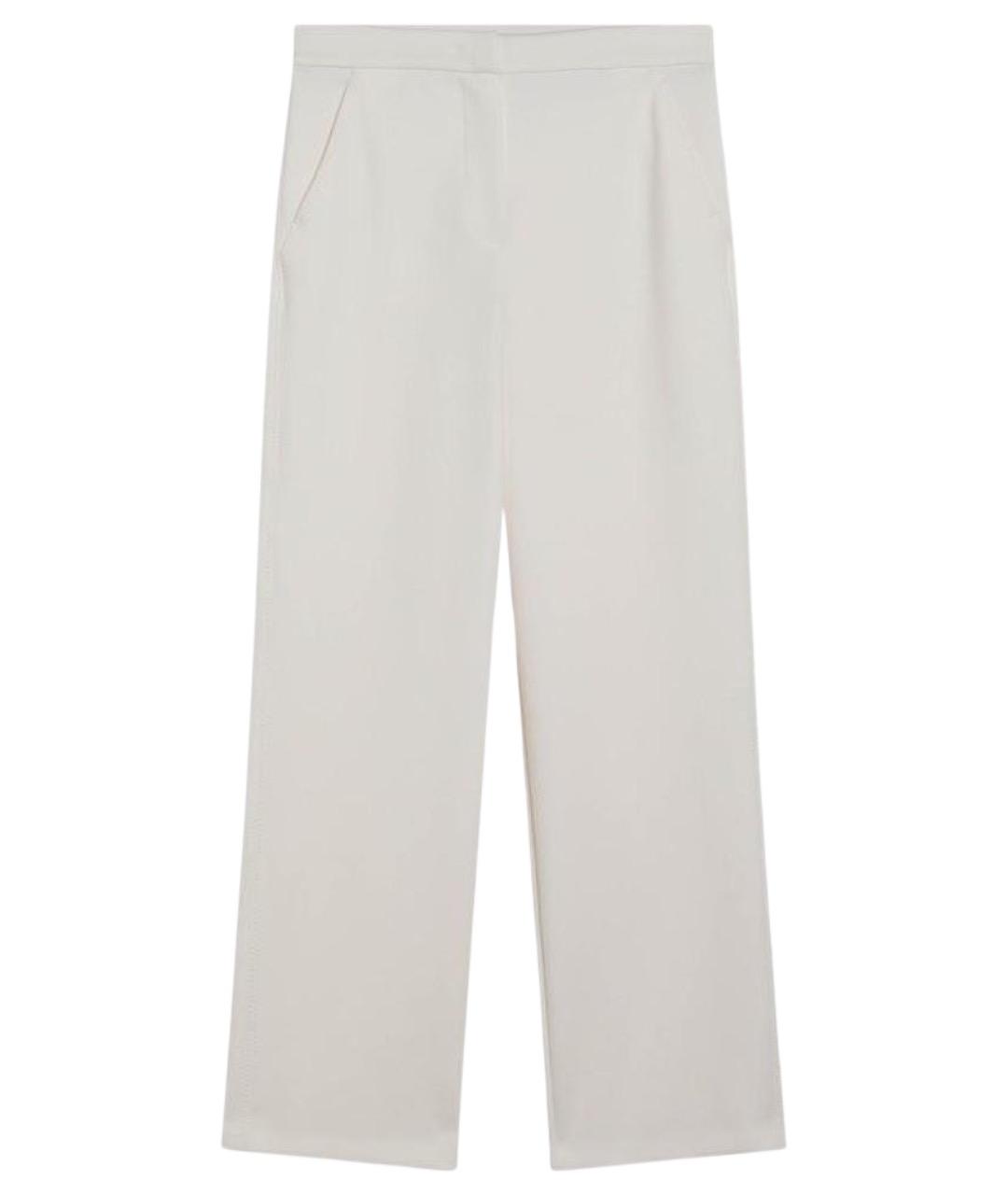 MAX MARA Бежевые прямые брюки, фото 1