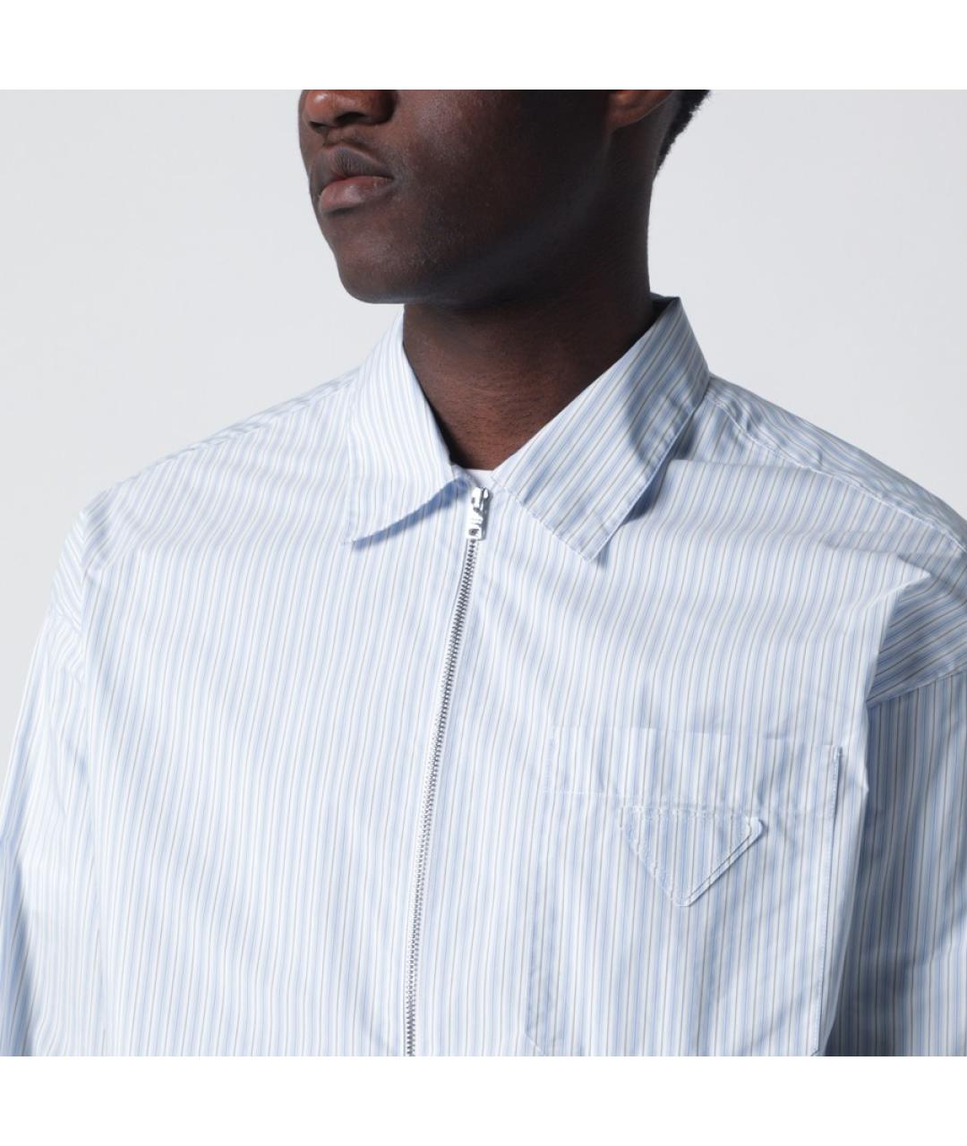 PRADA Голубая кэжуал рубашка, фото 6