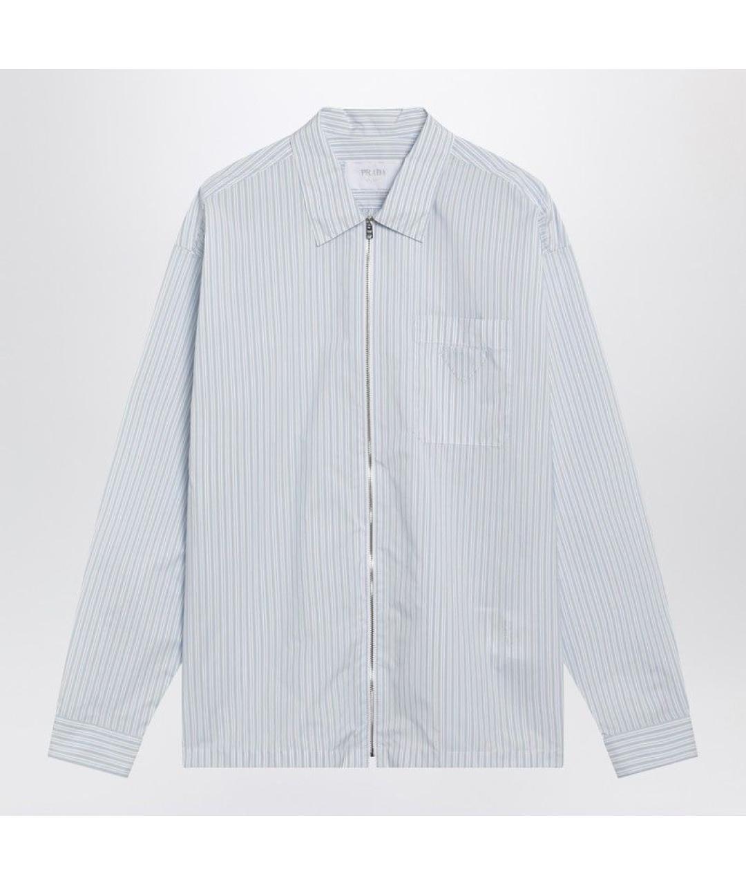 PRADA Голубая кэжуал рубашка, фото 7