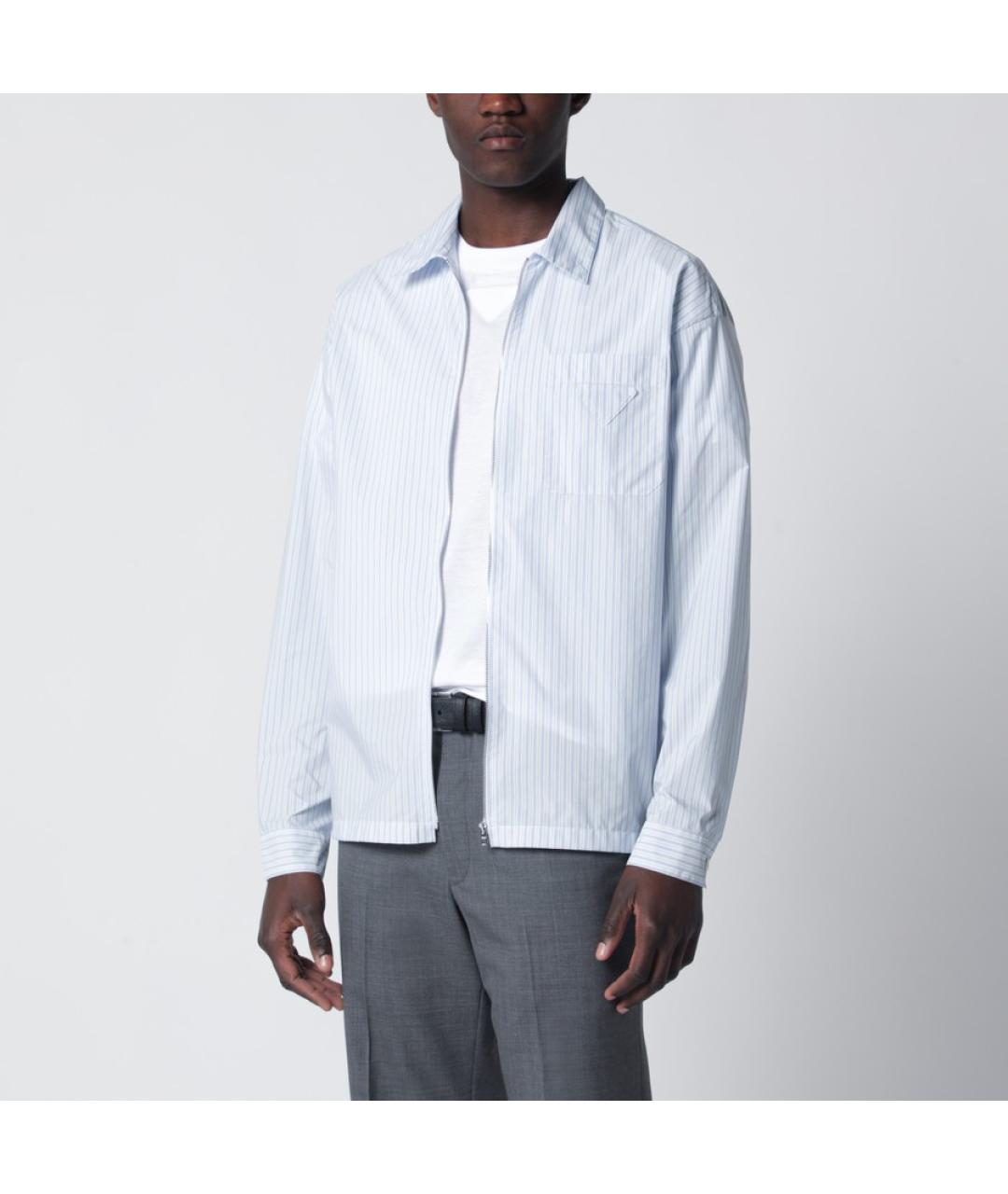 PRADA Голубая кэжуал рубашка, фото 3