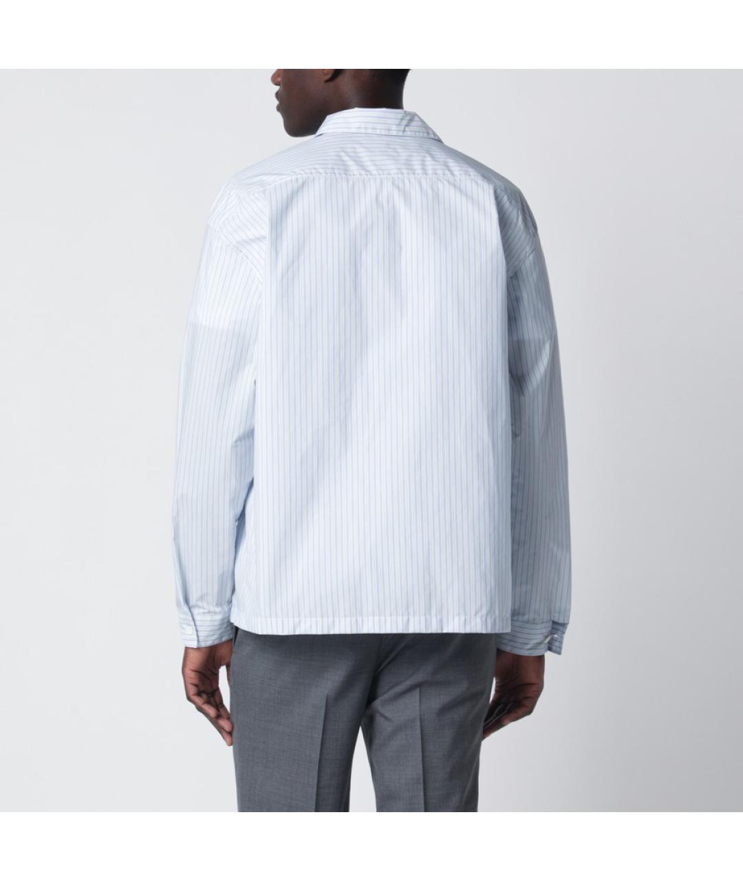 PRADA Голубая кэжуал рубашка, фото 5