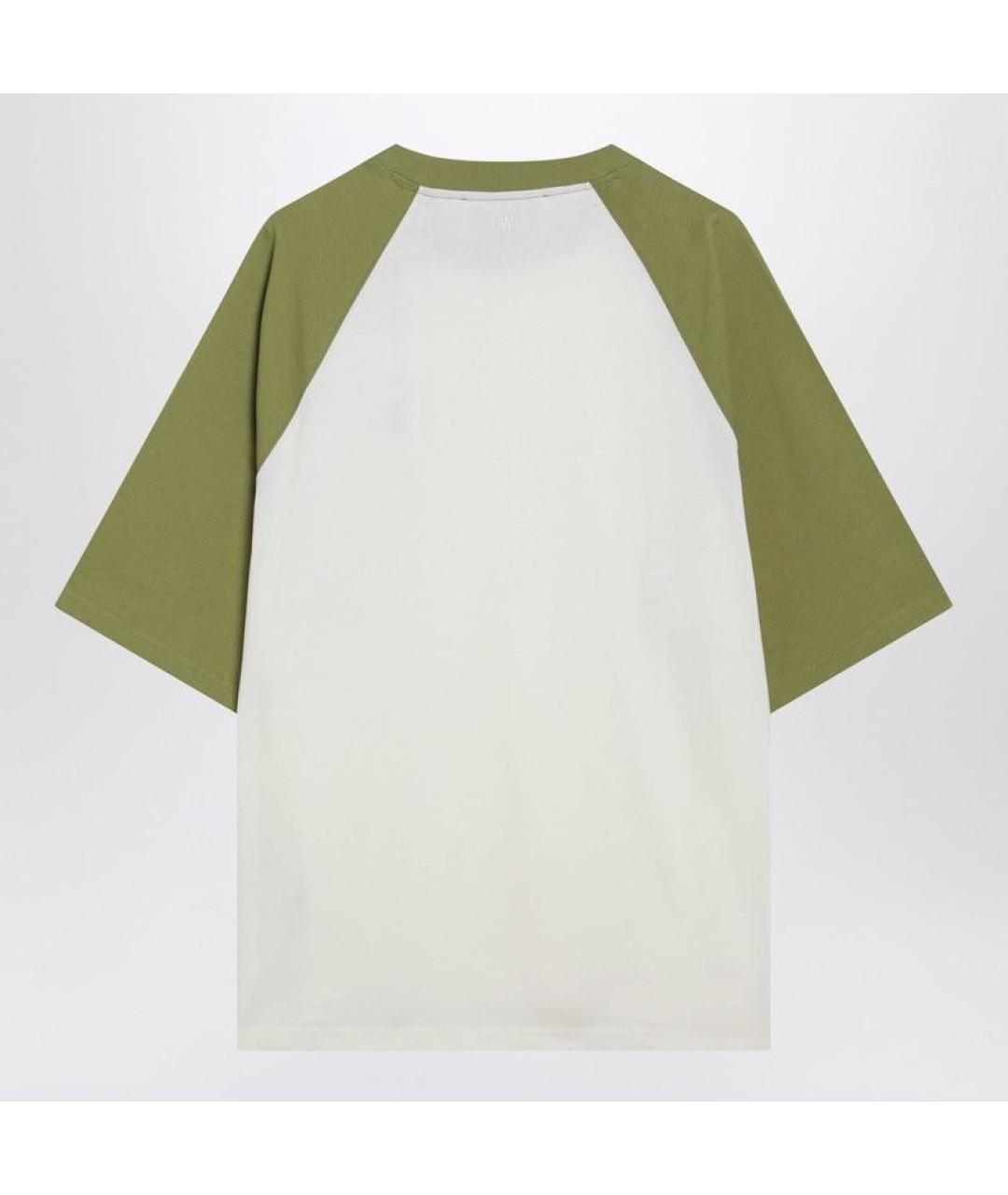 Ami Paris Белая хлопковая футболка, фото 2