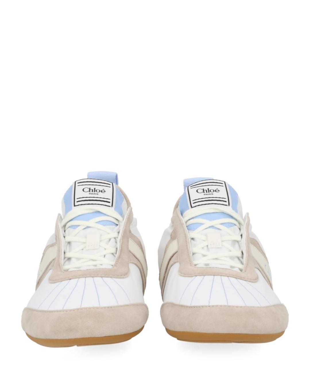 CHLOE Белые синтетические кроссовки, фото 3