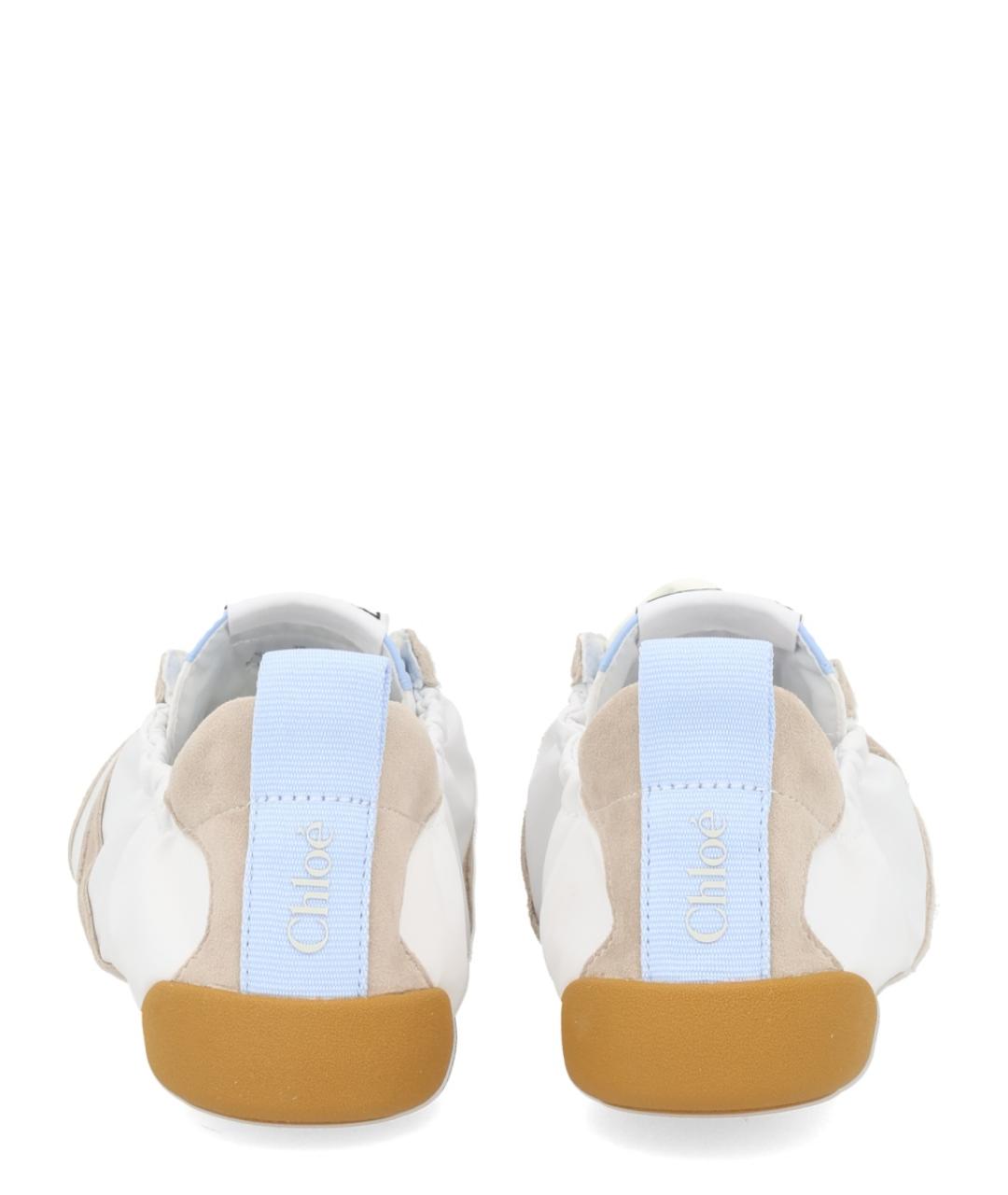 CHLOE Белые синтетические кроссовки, фото 4
