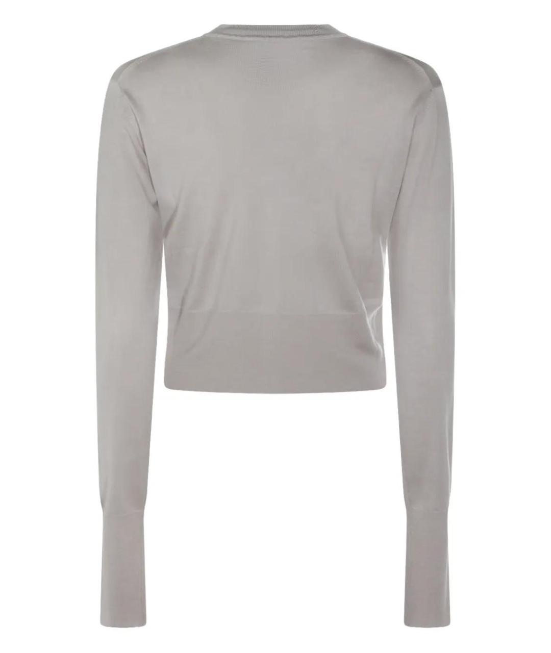 VIVIENNE WESTWOOD Серый шерстяной кардиган, фото 2