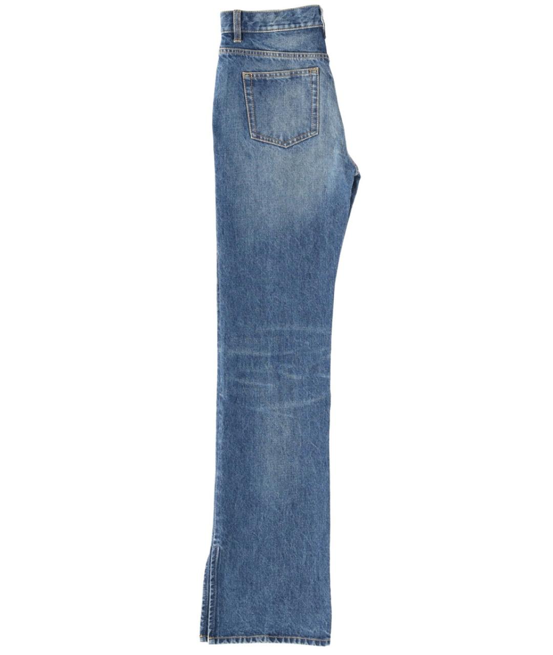 CHLOE Голубые хлопковые прямые джинсы, фото 3