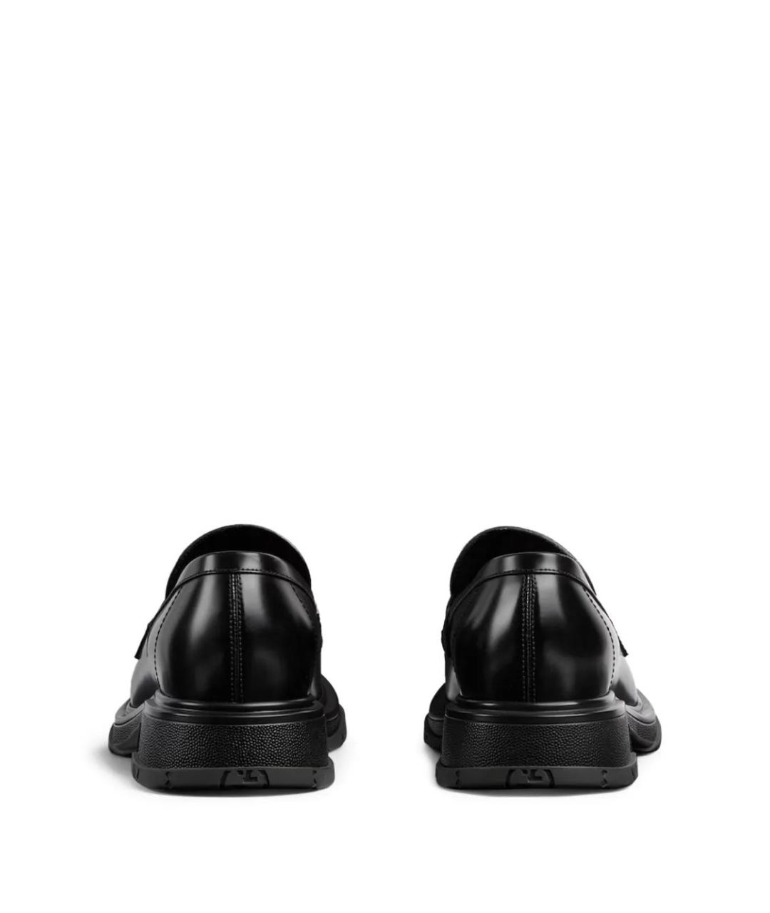 GUCCI Черные кожаные лоферы, фото 3