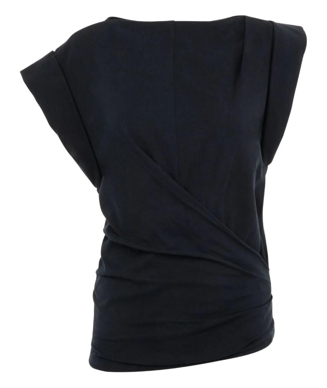 ISABEL MARANT Черная хлопковая футболка, фото 1