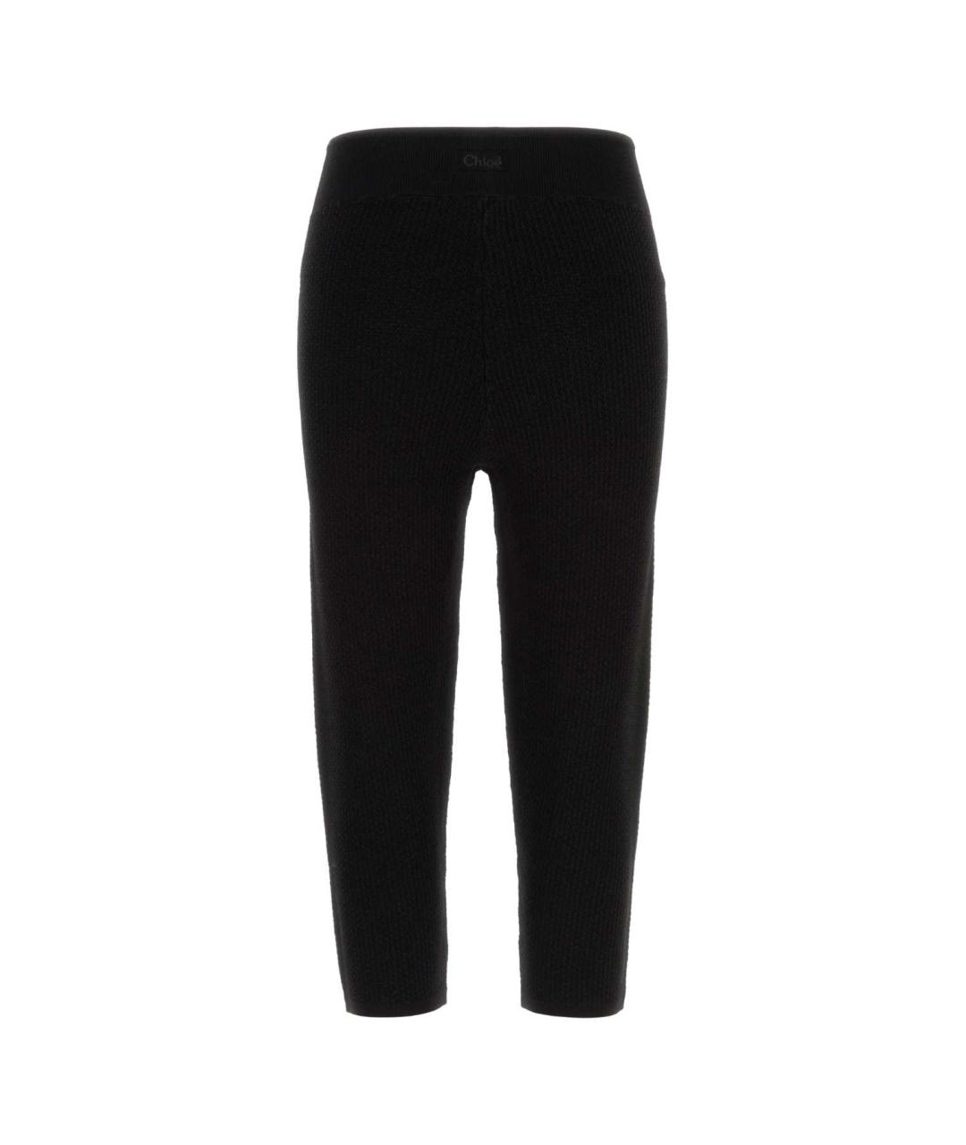 CHLOE Черные полиэстеровые леггинсы и велосипедки, фото 2