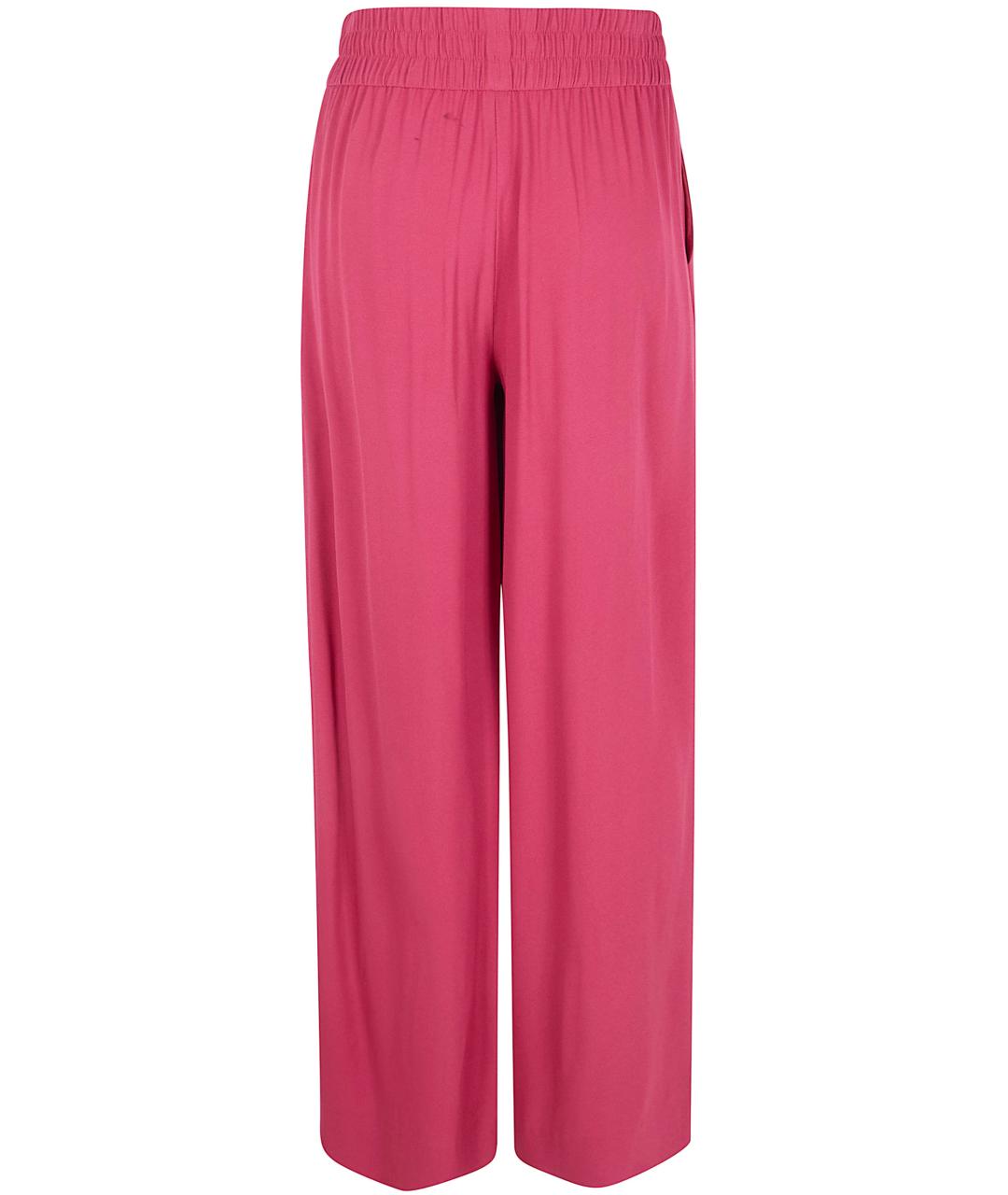JOSEPH Розовые вискозные прямые брюки, фото 2
