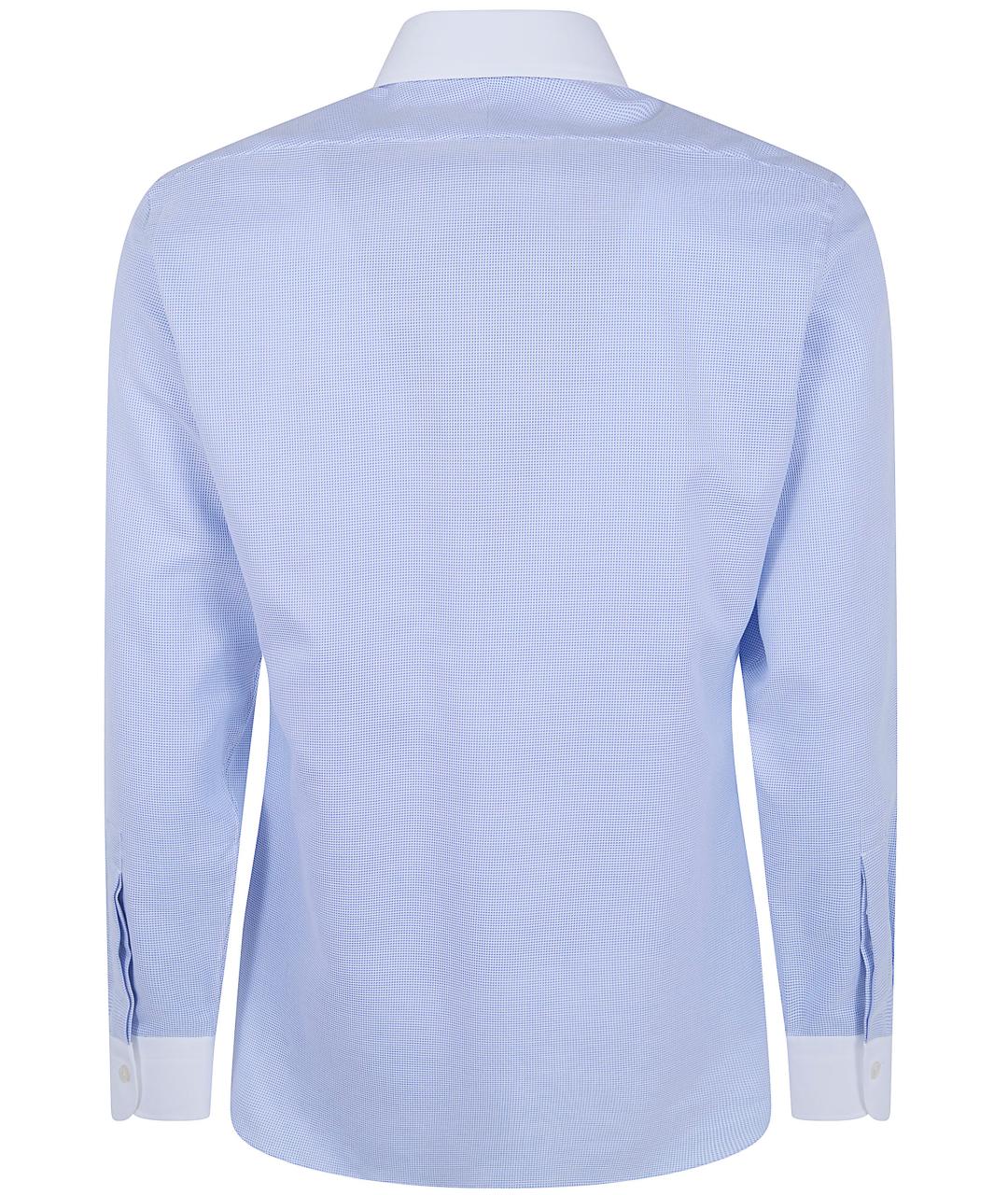 TOM FORD Голубая хлопковая кэжуал рубашка, фото 2