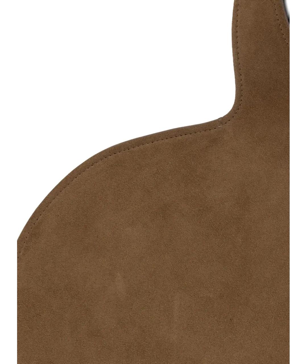 COPERNI Коричневая замшевая сумка тоут, фото 3