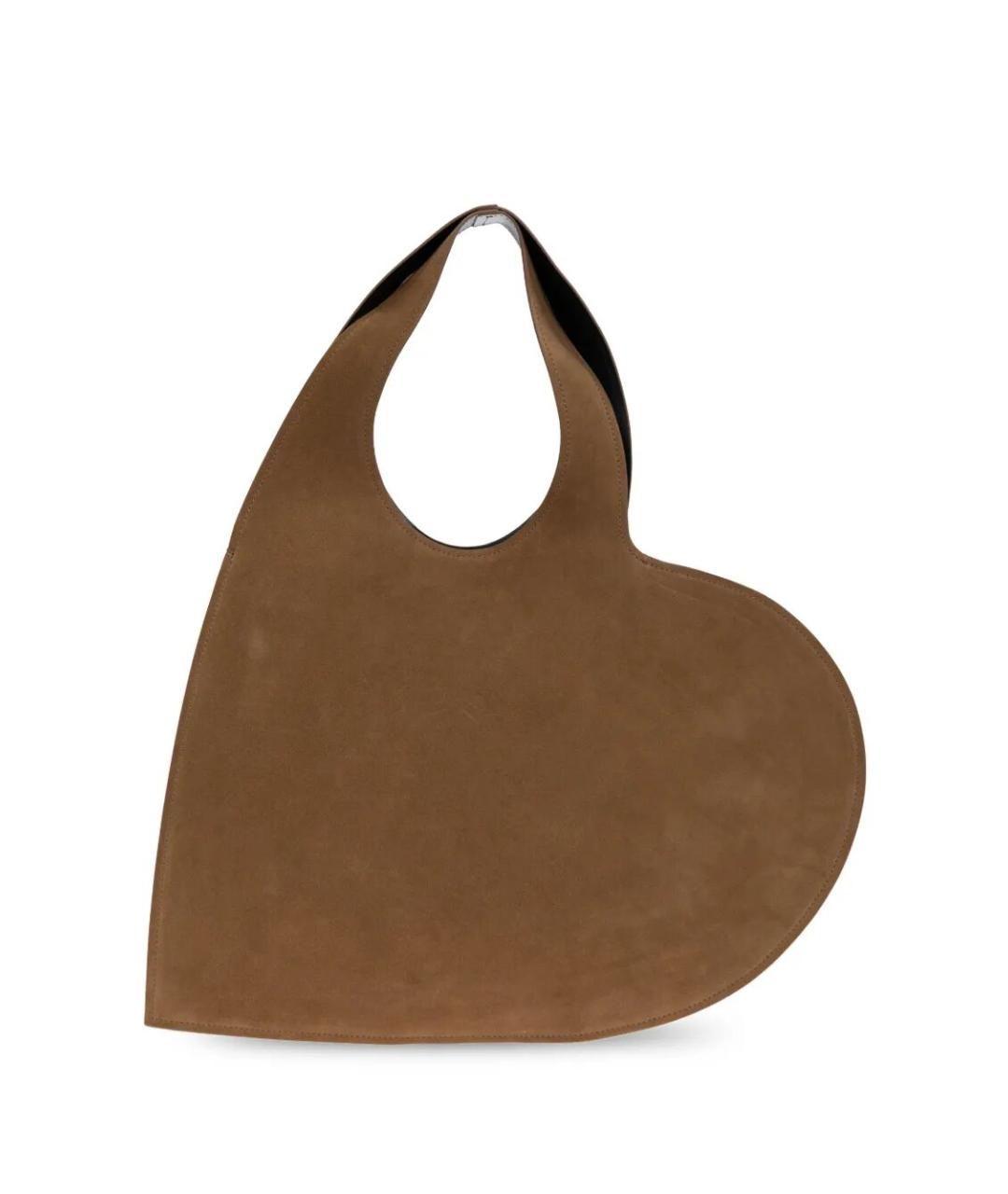 COPERNI Коричневая замшевая сумка тоут, фото 5