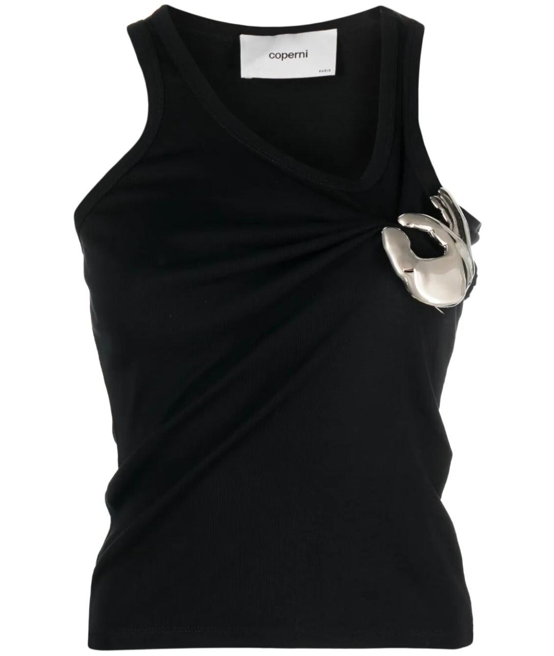 COPERNI Черная хлопковая майка, фото 1