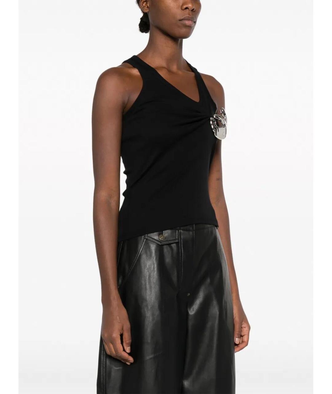 COPERNI Черная хлопковая майка, фото 4