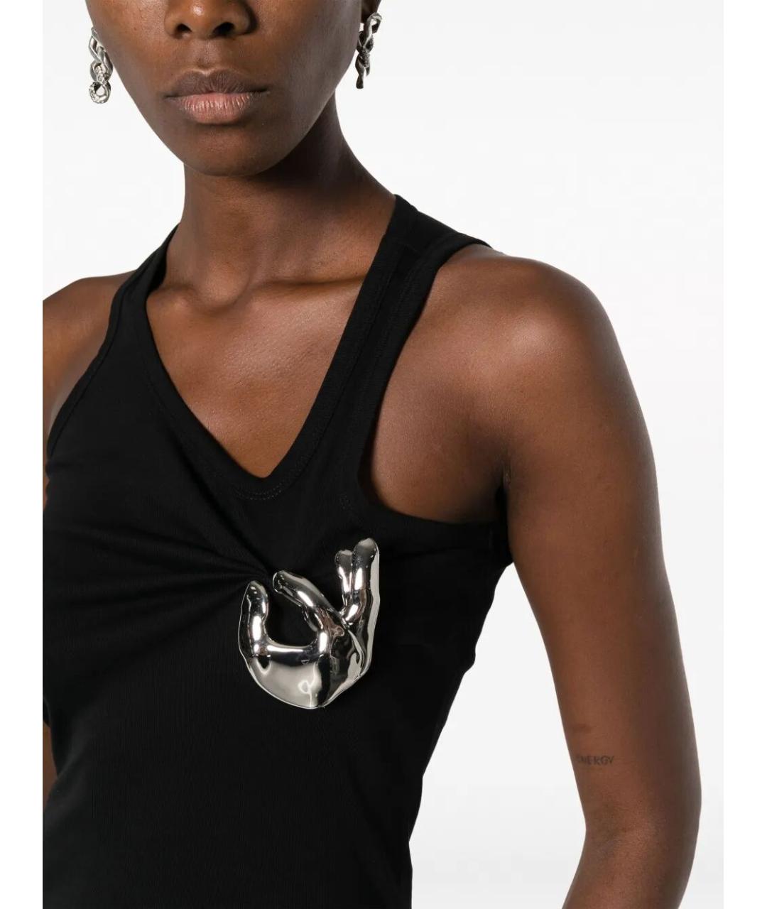 COPERNI Черная хлопковая майка, фото 5