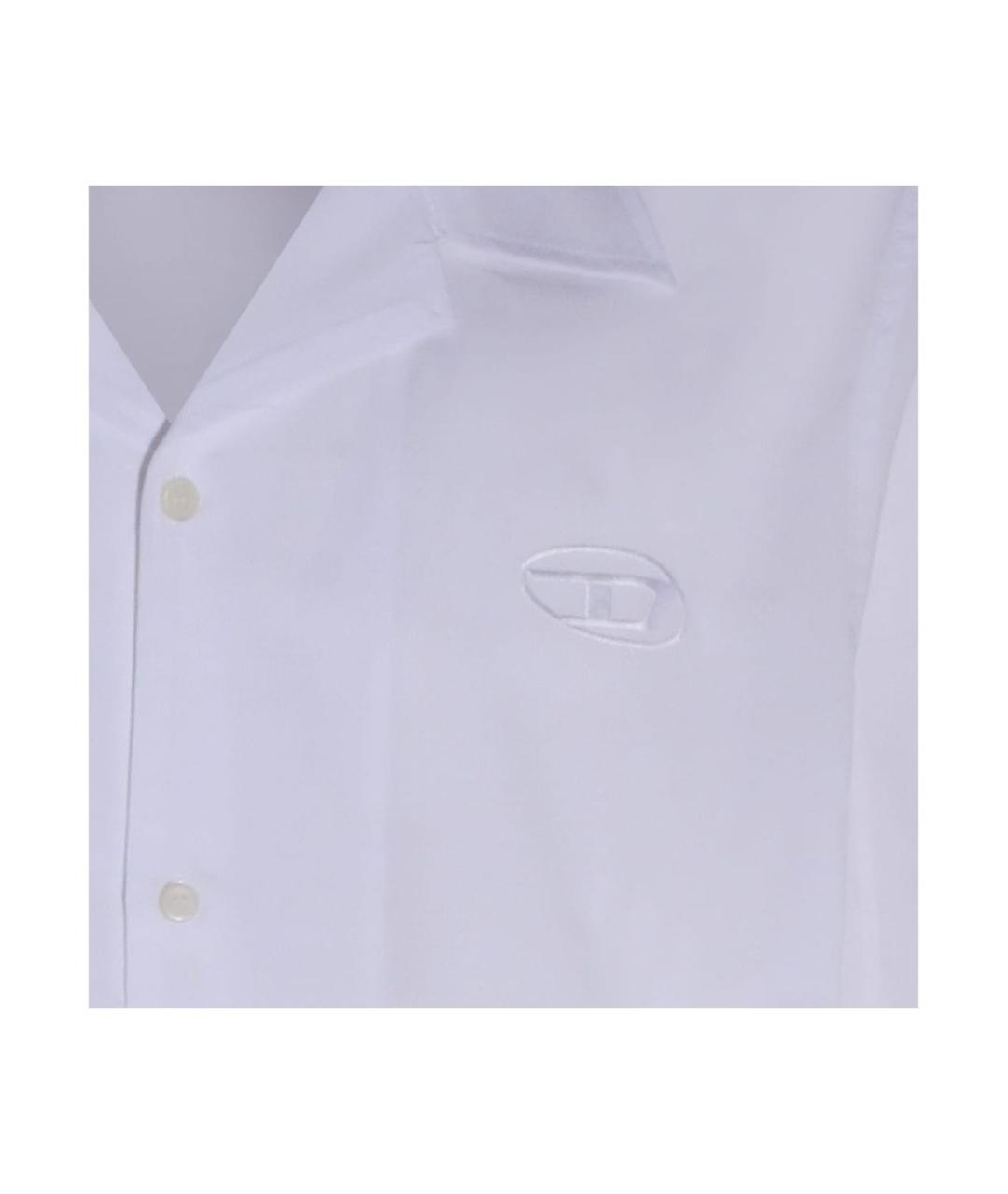 DIESEL Голубая хлопковая кэжуал рубашка, фото 3