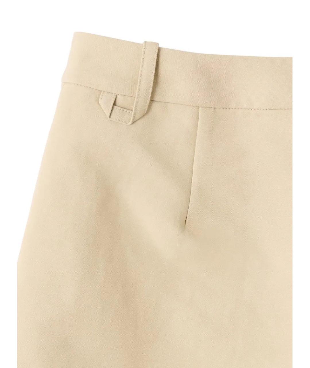 JACQUEMUS Бежевые хлопковые шорты, фото 5