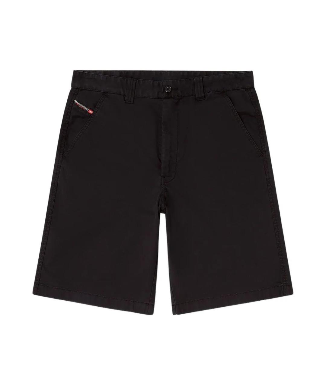 DIESEL Черные хлопковые шорты, фото 1