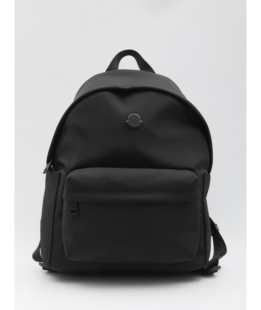 MONCLER Черный синтетический рюкзак, фото 6